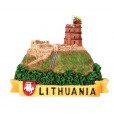 Magnetas Lithuania su Gedimino pilies bokštu ir herbu